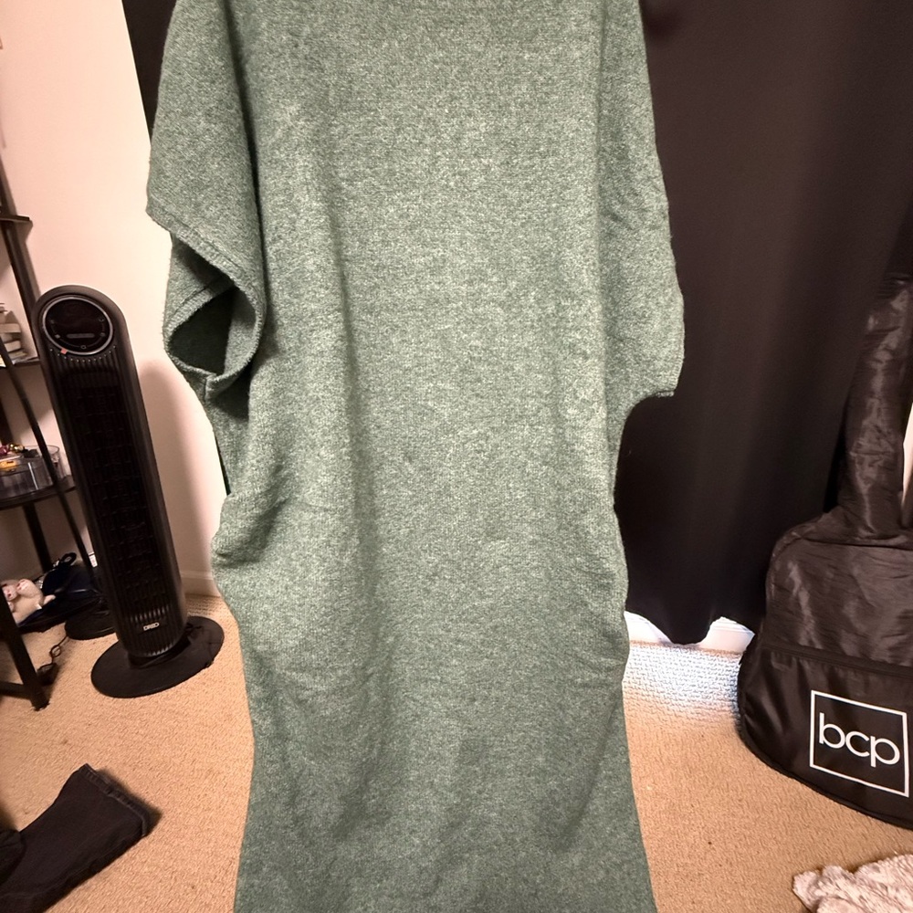 Eloquii Sage Green Sweater Dress